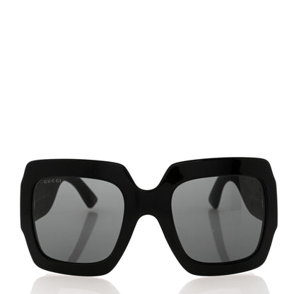 Gucci Square Frame GG0102S Sunglasses Glitter Gold 2 of 8