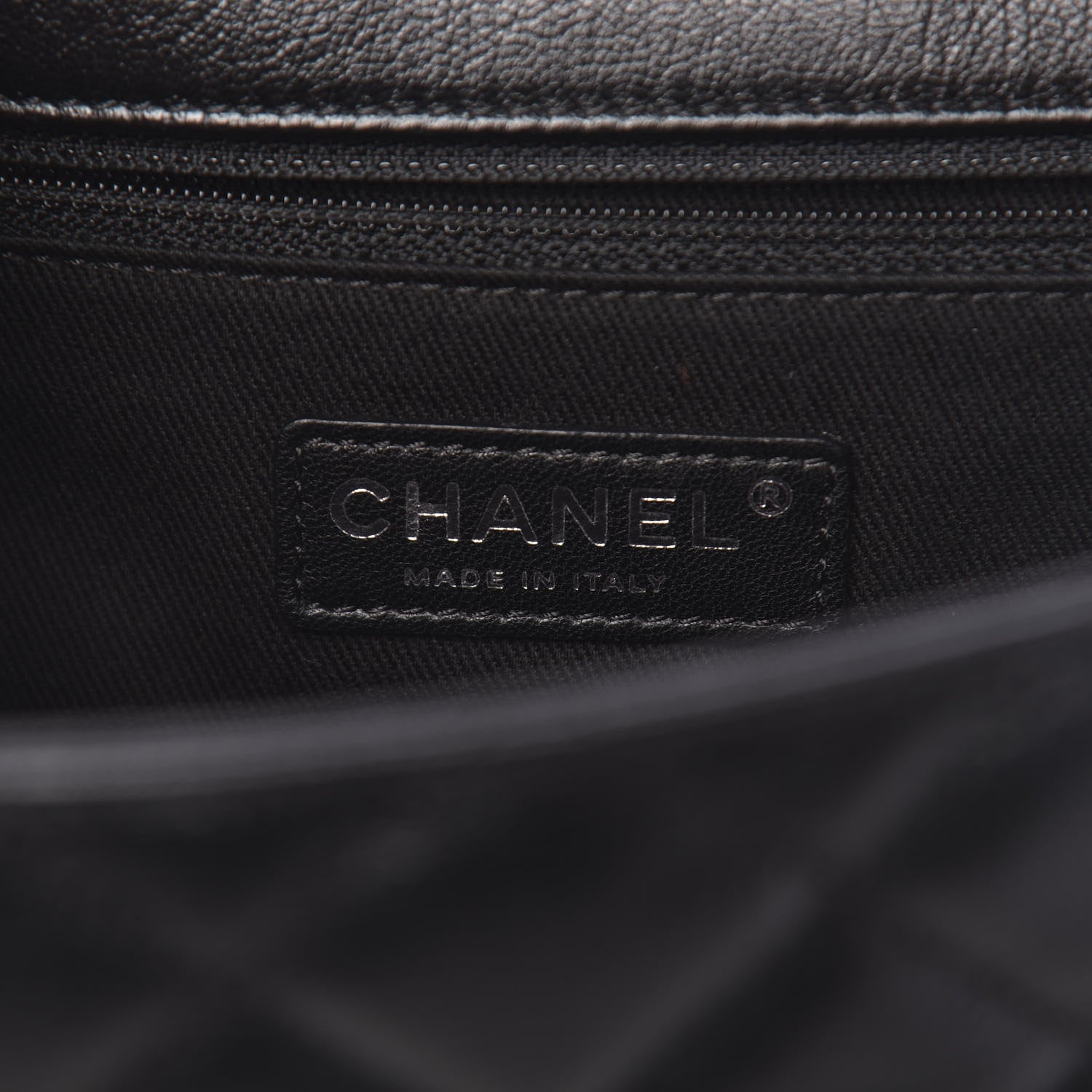 Chanel Goatskin Quilted Medium City Rock Flap Black 6 of 10
