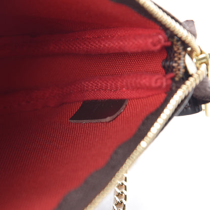 Louis Vuitton Damier Ebene Mini Pochette Accessories 7 of 8