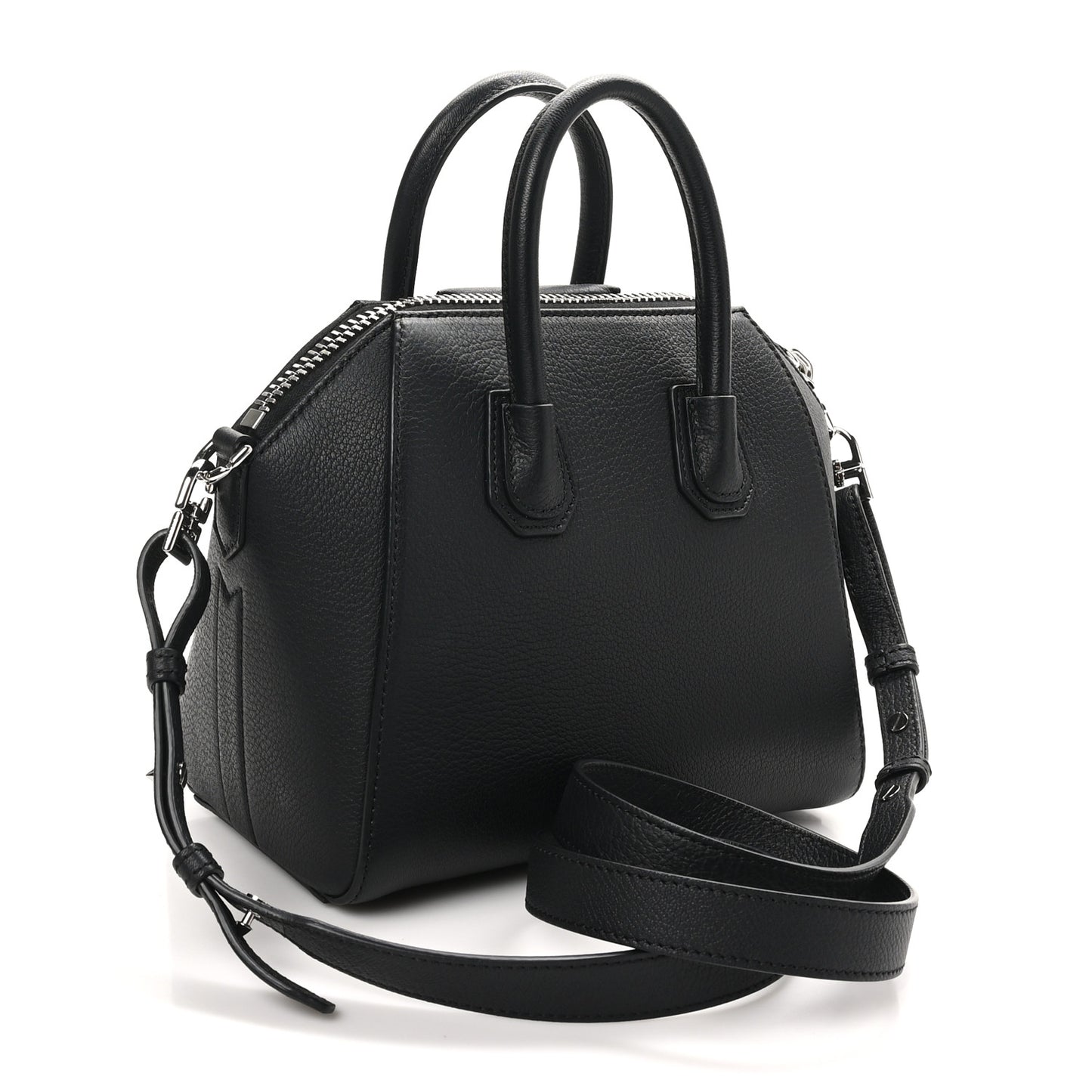 Sugar Goatskin Mini Antigona Black