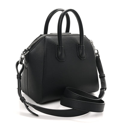 Givenchy Sugar Goatskin Mini Antigona Black 3 of 9