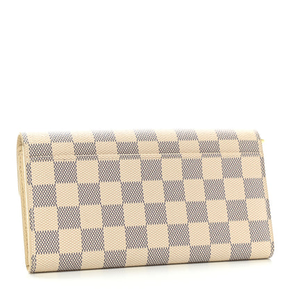 Louis Vuitton Damier Azur Sarah Wallet NM 3 of 6