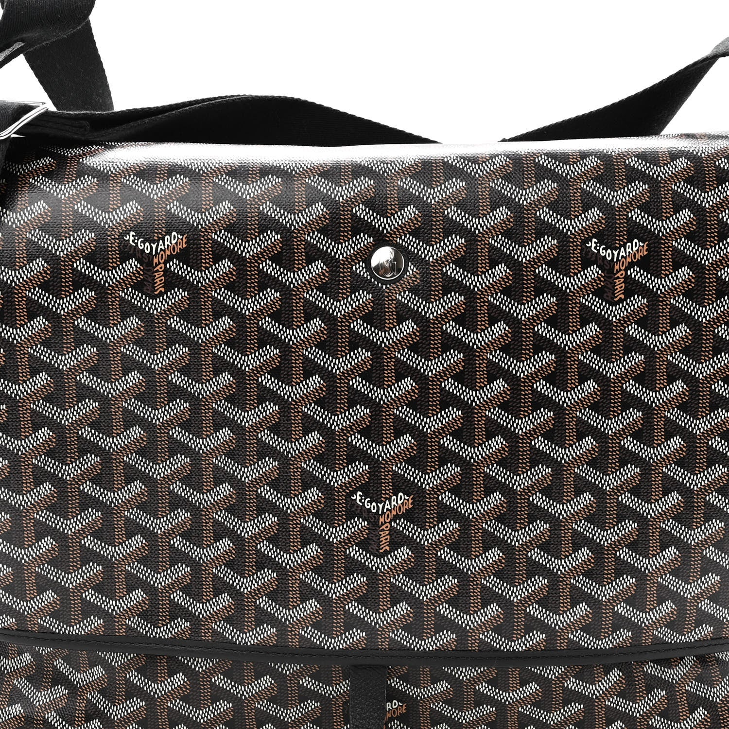 Goyard Goyardine Capetien Messenger Bag Black 7 of 9