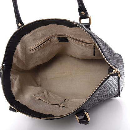 Gucci Soft Microguccissima Large Dome Satchel Black 5 of 10