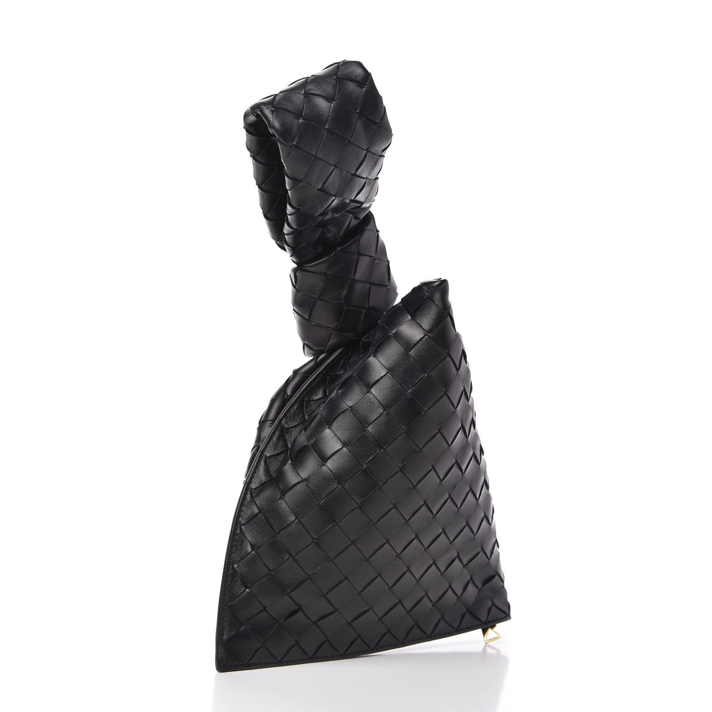 Nappa Intrecciato Mini BV Twist Black
