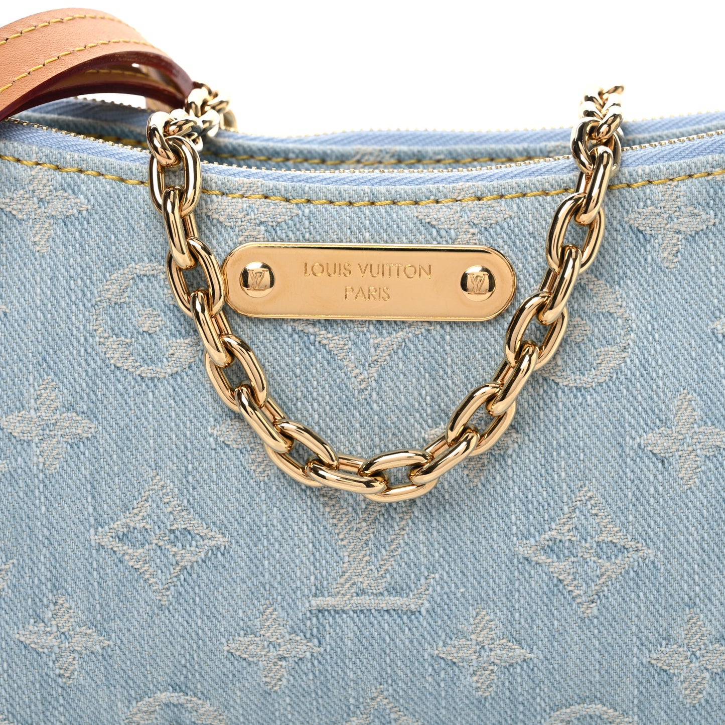 Monogram Denim Liv Pochette Sky Blue