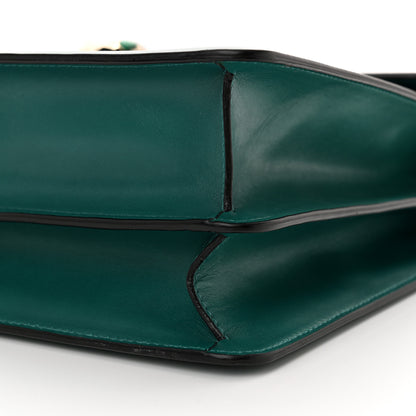 Bulgari Calfskin Medium Serpenti Forever Crossbody Bag Emerald Green 10 of 12