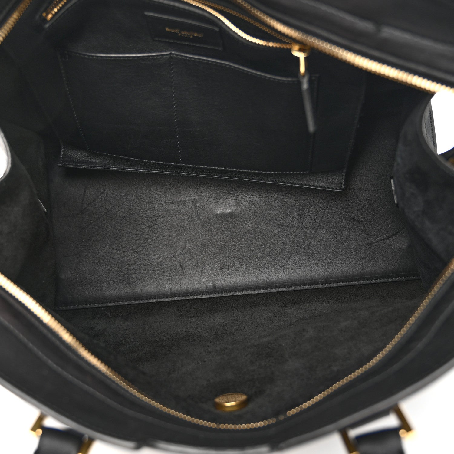 Saint Laurent Calfskin Medium Classic Y Cabas Black 5 of 11