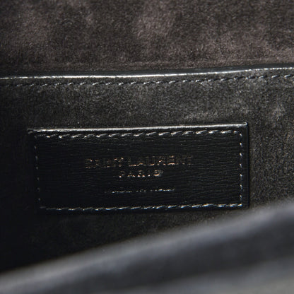Saint Laurent Calfskin Medium Bellechasse Satchel Black 6 of 7