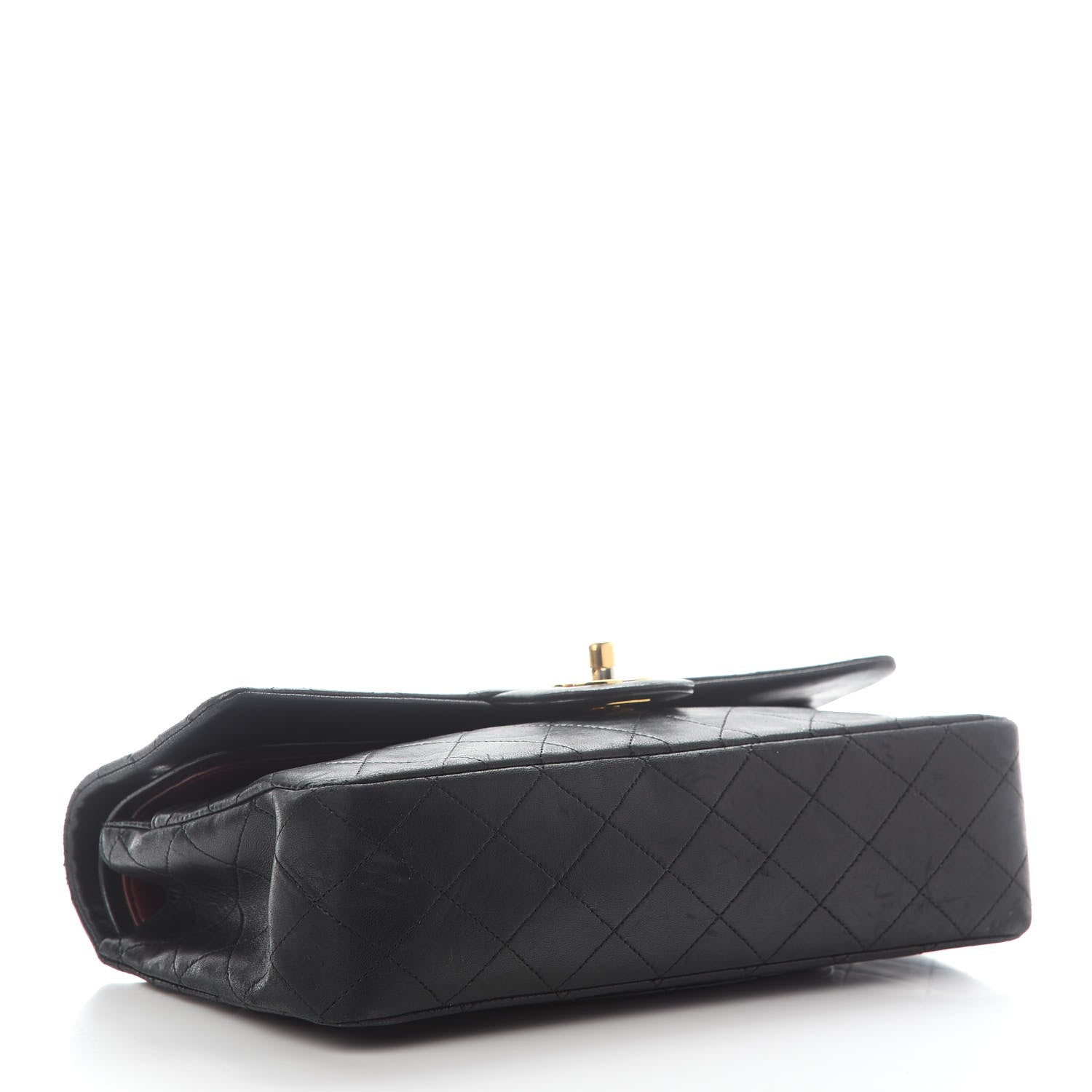 Chanel Lambskin Quilted Medium Double Flap Black 4 of 10