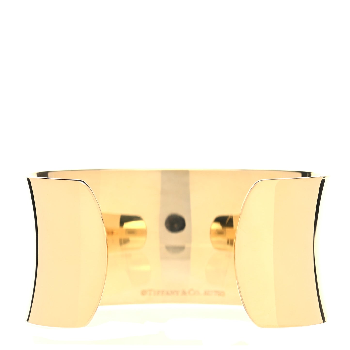 18K Yellow Gold Wide 1837 Cuff Bracelet