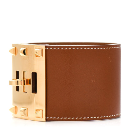 Hermes Tadelakt Kelly Extreme Bracelet L Fauve 1 of 5