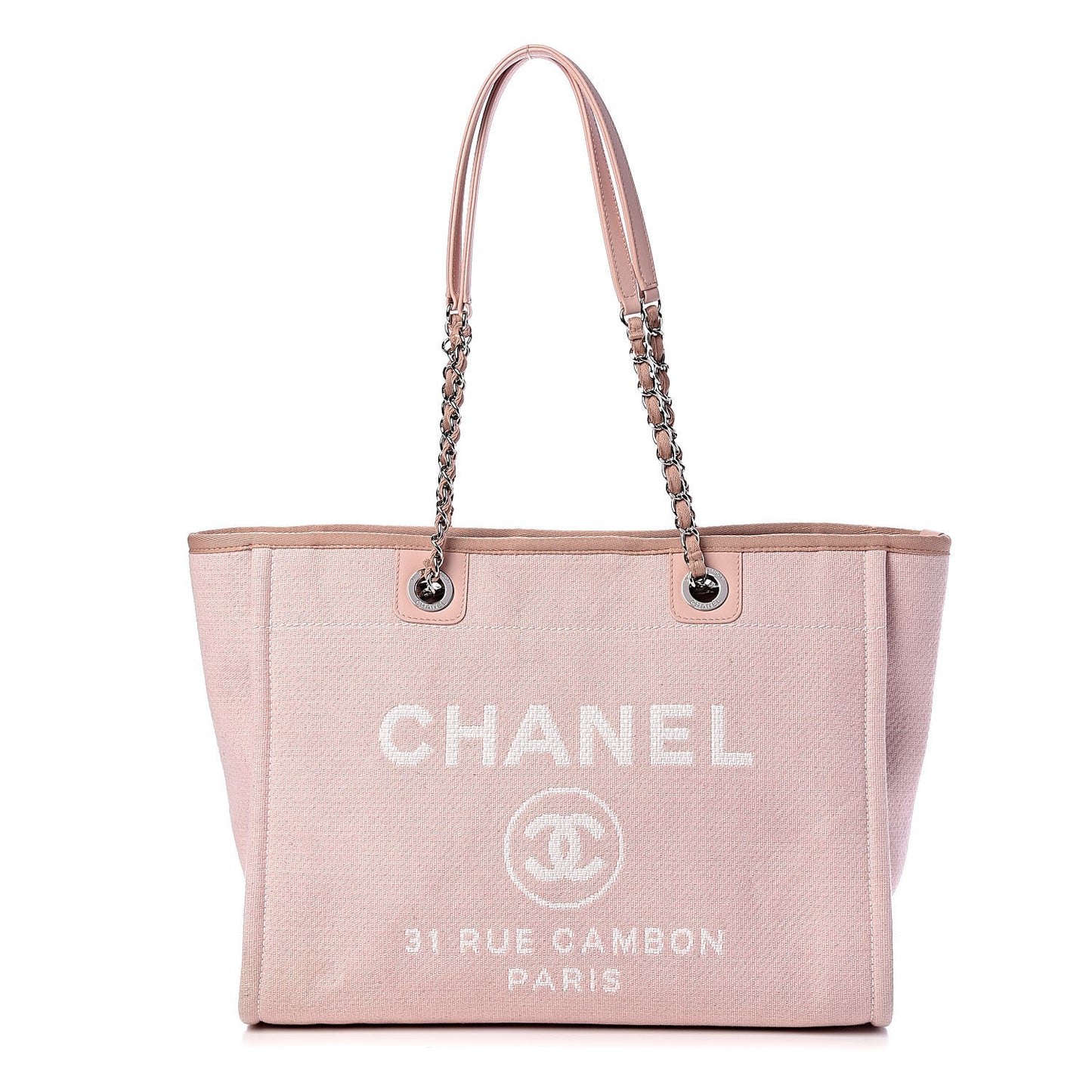 Canvas Deauville Small Tote Pink