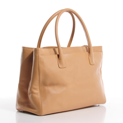 Chanel Calfskin Cerf Executive Shopper Tote Beige 3 of 7