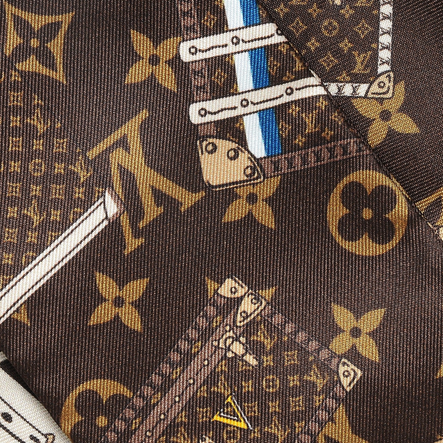 Louis Vuitton Silk Monogram Trunks Bandeau 4 of 5