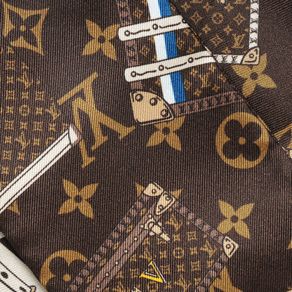 Louis Vuitton Silk Monogram Trunks Bandeau 4 of 5