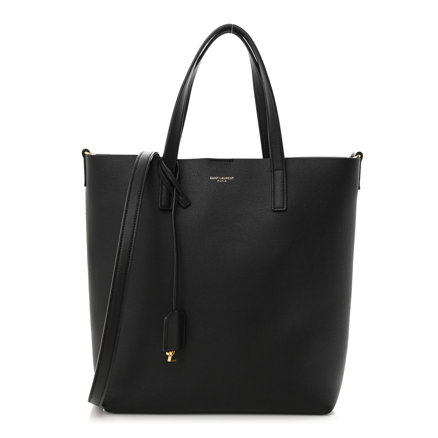Calfskin Toy Shopping Tote Black