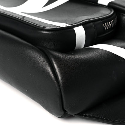 Valentino Garavani Calfskin Go Logo Belt Bag Black White 9 of 10