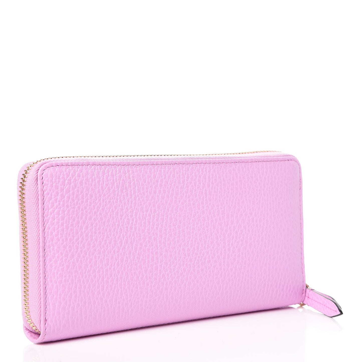 Dollar Calfskin GG Marmont Bosco Zip Around Wallet Malva