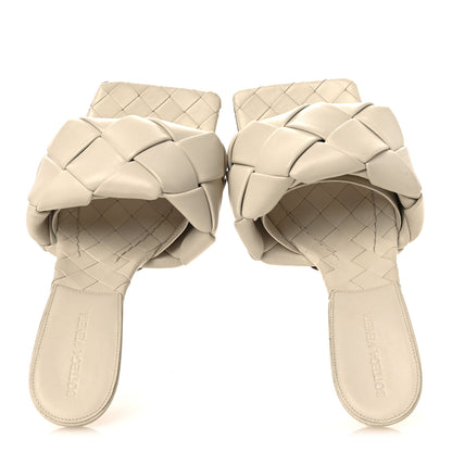 Bottega Veneta Nappa Maxi Intrecciato Lido Mule Sandals 39 Wax 2 of 11