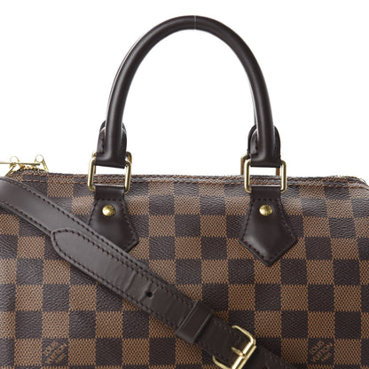 Louis Vuitton Damier Ebene Speedy Bandouliere 25 10 of 10