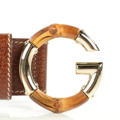 Gucci Monogram Bamboo G Belt 85 34 4 of 8