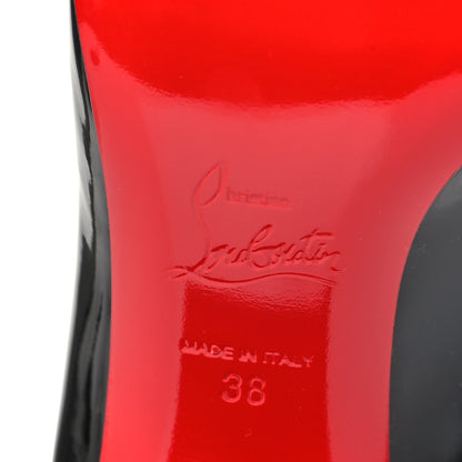 Christian Louboutin Patent Calfskin Miss Sab 55 Pumps 38 Black 7 of 9