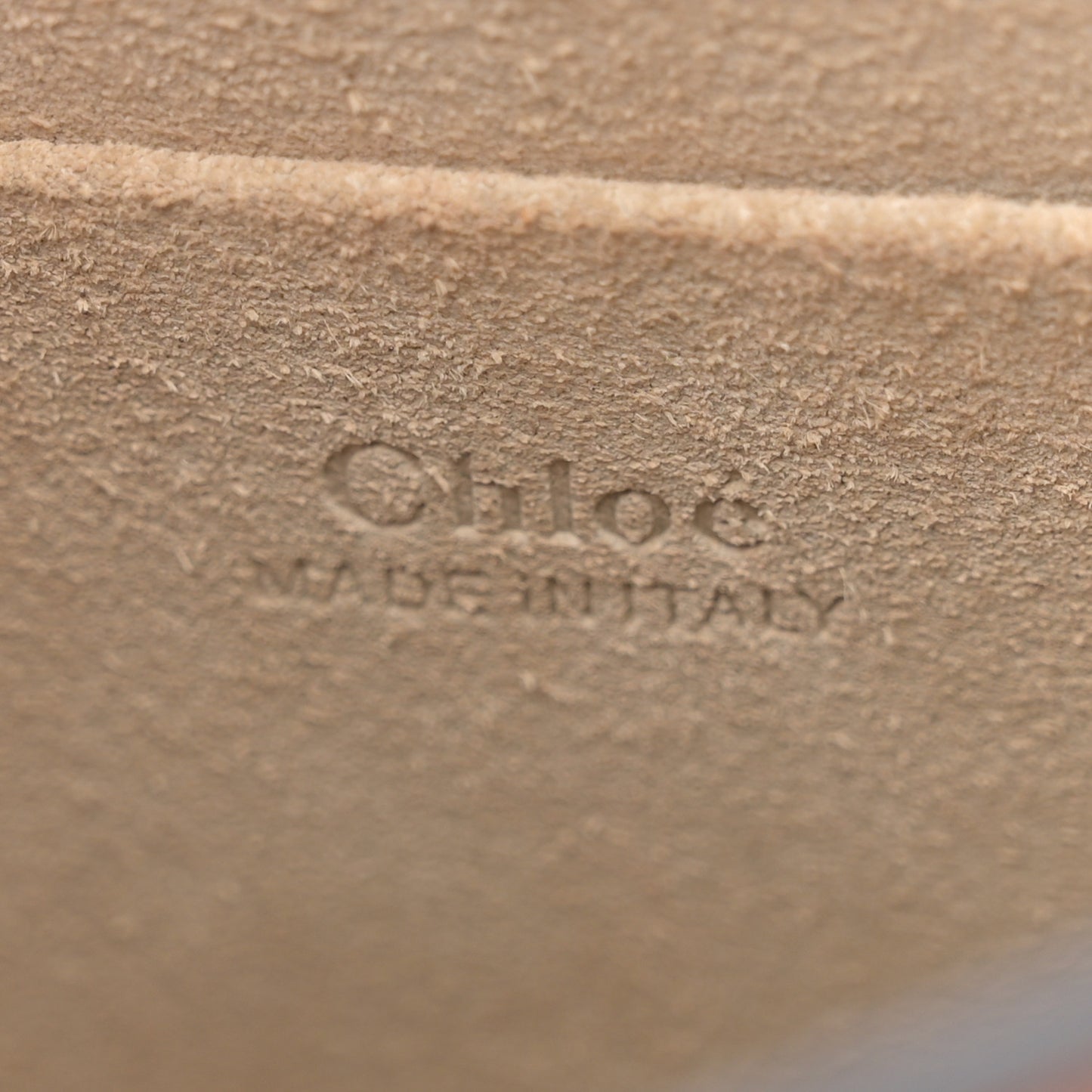 Calfskin Suede Small Nile Bracelet Bag Caramel