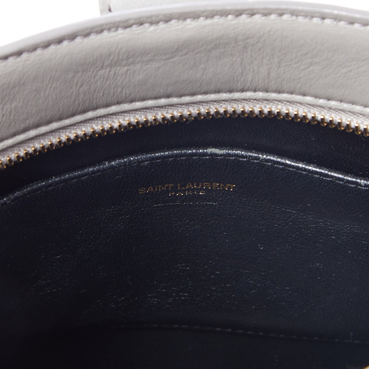 Calfskin Monogram Baby Cabas Fog