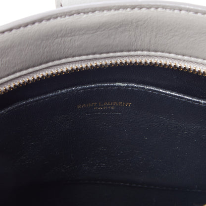 Saint Laurent Calfskin Monogram Baby Cabas Fog 8 of 8