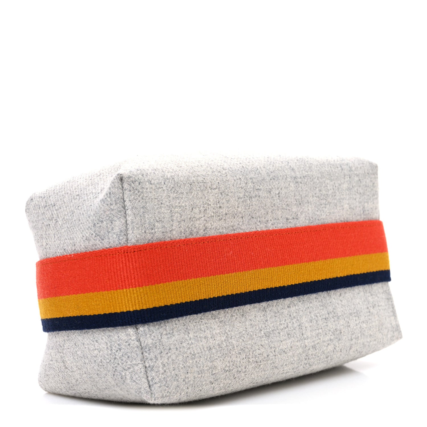 Hermes Canvas Small Bride-A-Brac Pouch Gris Flanelle 4 of 9
