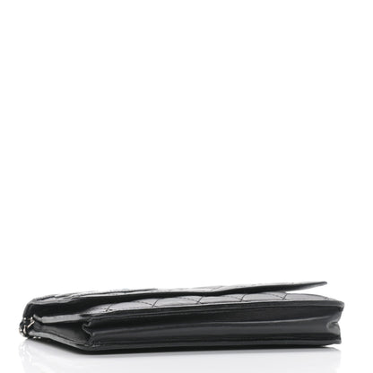Chanel Calfskin Quilted Cambon Wallet On Chain WOC Black 4 of 19