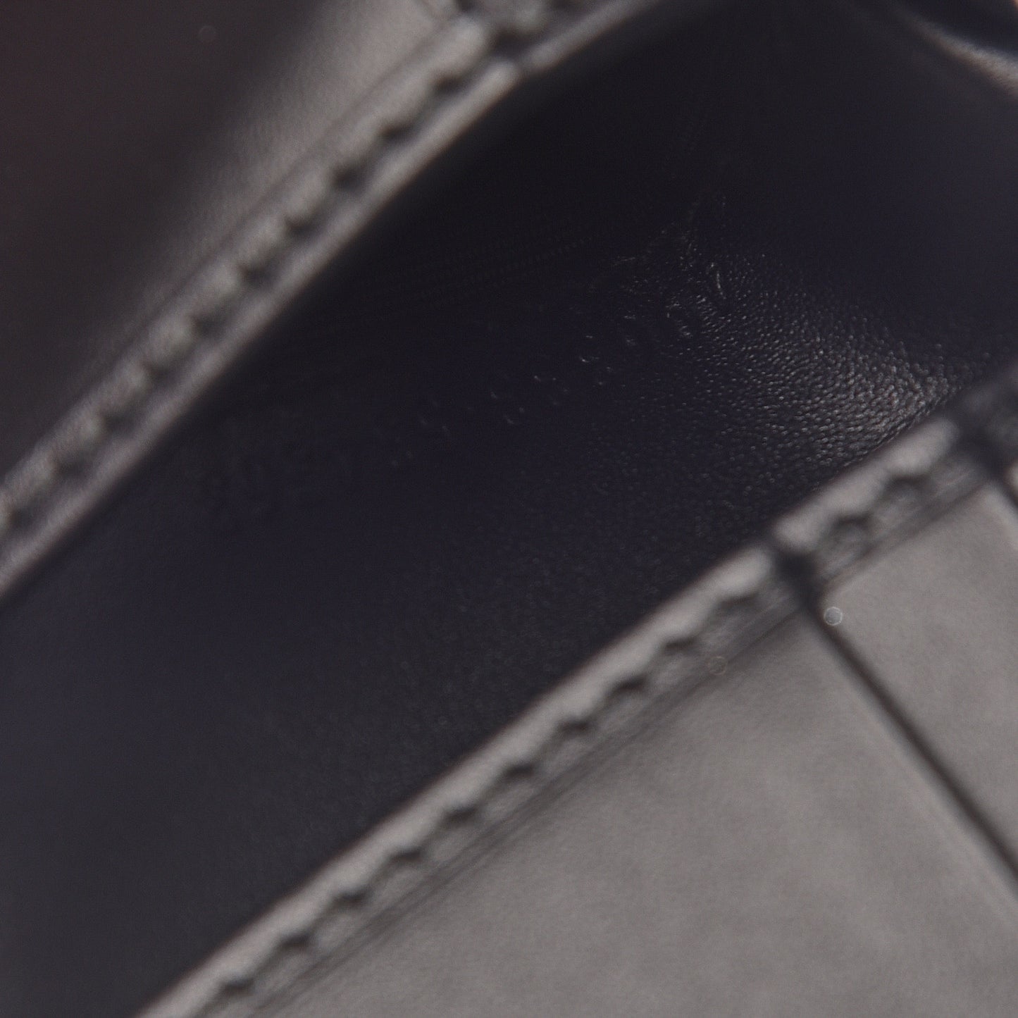 GG Supreme Monogram Night Courrier Bi-Fold Wallet Black Grey