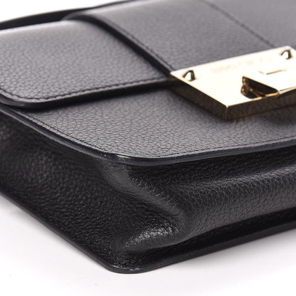 Jimmy Choo Grainy Pebbled Rebel Crossbody Bag Black 10 of 12