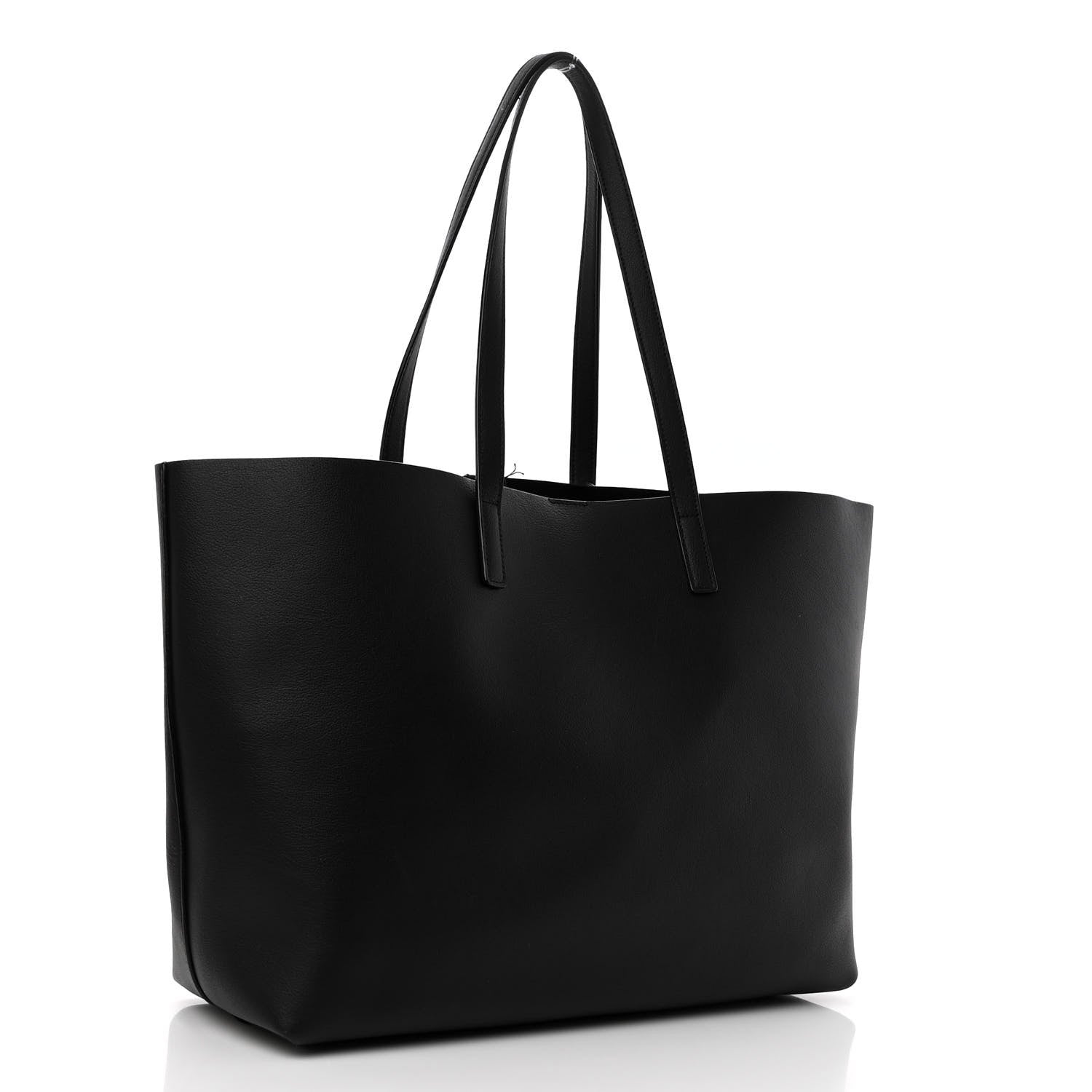 Saint Laurent Calfskin Large Shopping Tote Black 4 of 11