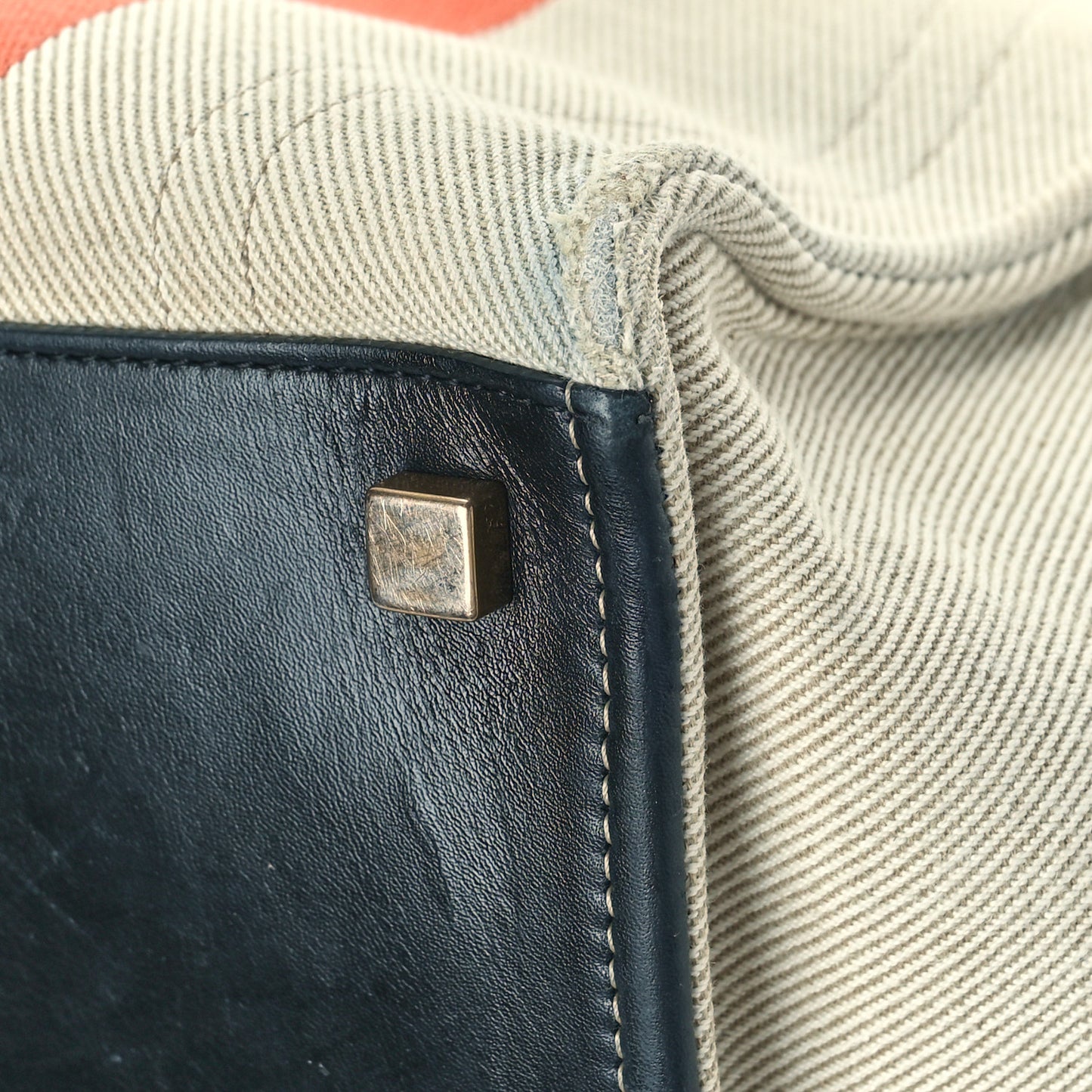 Cotton Canvas Medium Phantom Luggage Multicolor