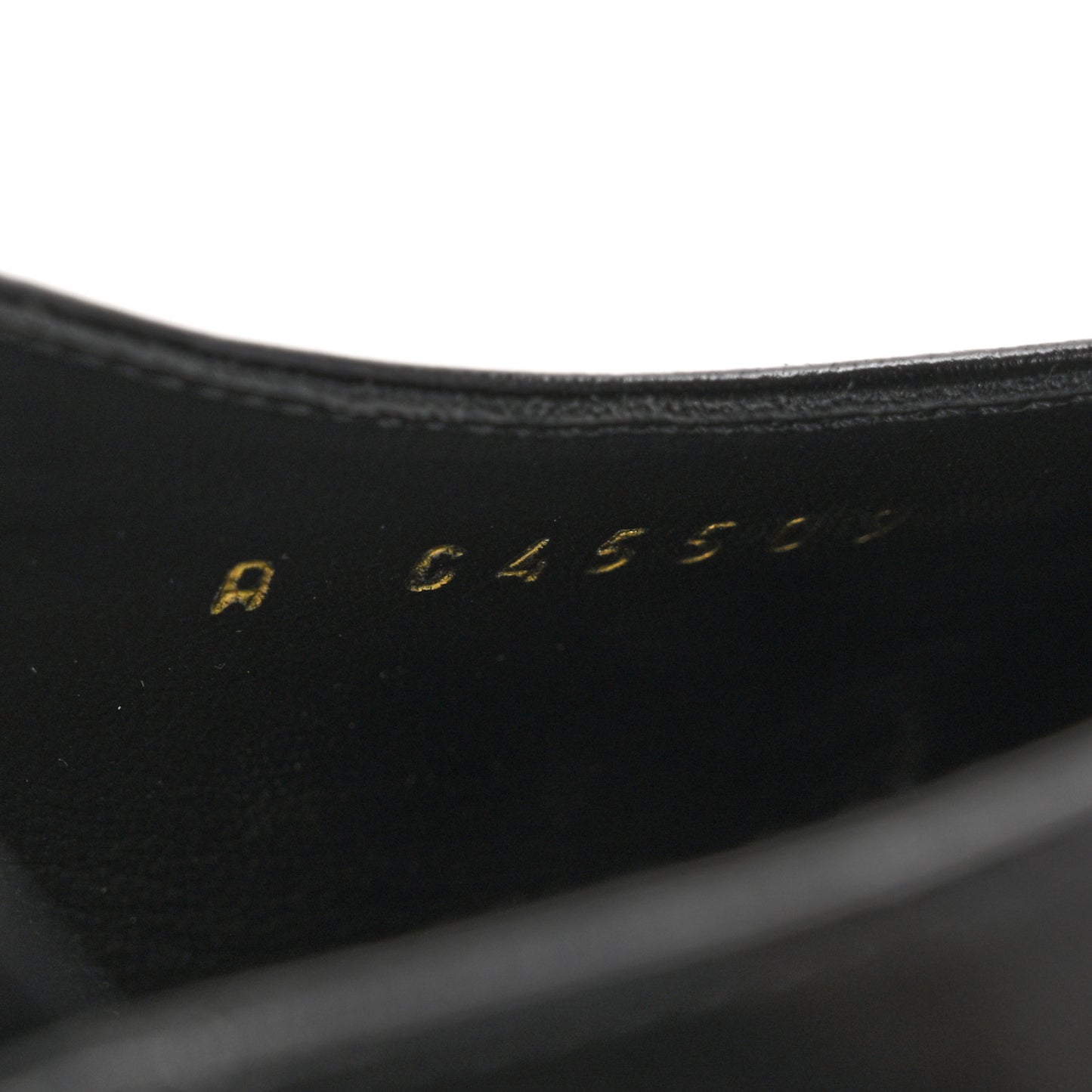 Goatskin Grosgrain Cap Toe CC Slingback Pumps 36 Black