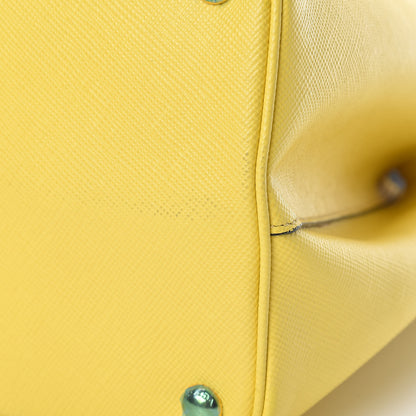 Prada Saffiano Cuir Large Double Bag Soleil 12 of 14