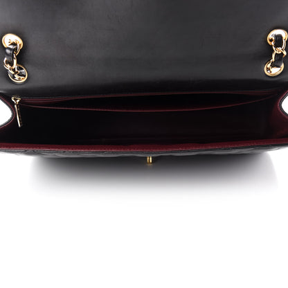 Chanel Lambskin Quilted Maxi Single Flap Black 5 of 14