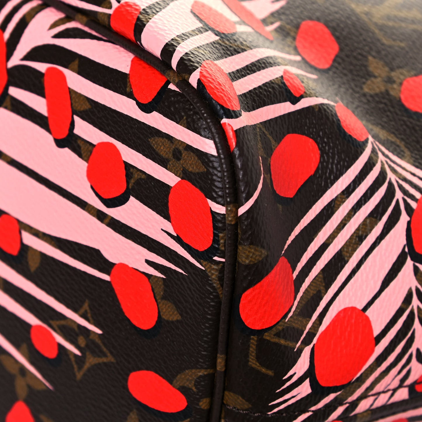 Monogram Jungle Dots Neo Neverfull MM Sugar Pink Poppy