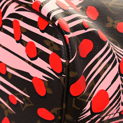Louis Vuitton Monogram Jungle Dots Neo Neverfull MM Sugar Pink Poppy 7 of 13