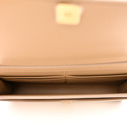 Givenchy Smooth Calfskin Gradient Effect 4G Wallet on Chain Dust Grey 5 of 14