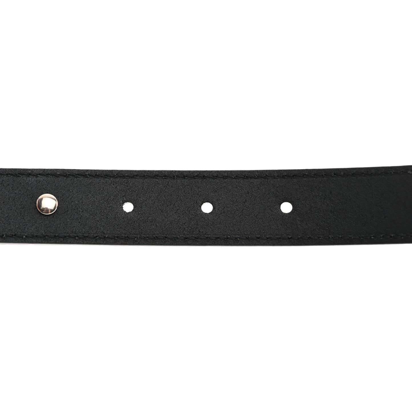 Calfskin Star Studded Torchon Double G Belt 80 32 Black