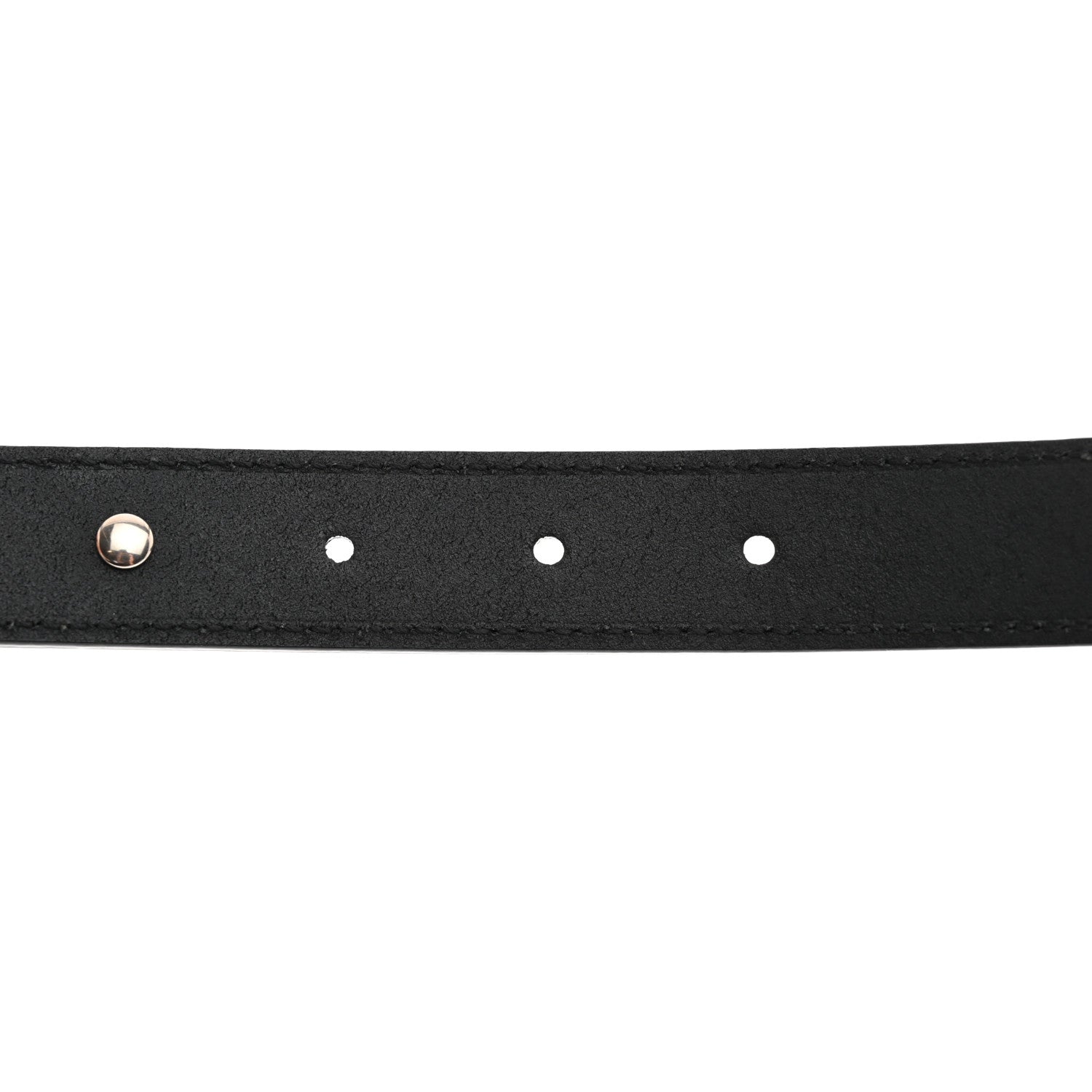 Gucci Calfskin Star Studded Torchon Double G Belt 80 32 Black 4 of 7