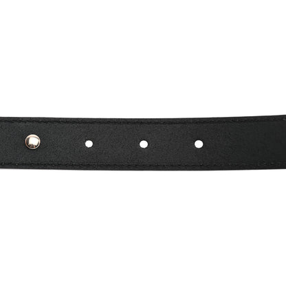 Gucci Calfskin Star Studded Torchon Double G Belt 80 32 Black 4 of 7