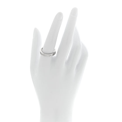 Gucci 18K White Gold Diamond Icon Band Ring 59 8.75 2 of 6