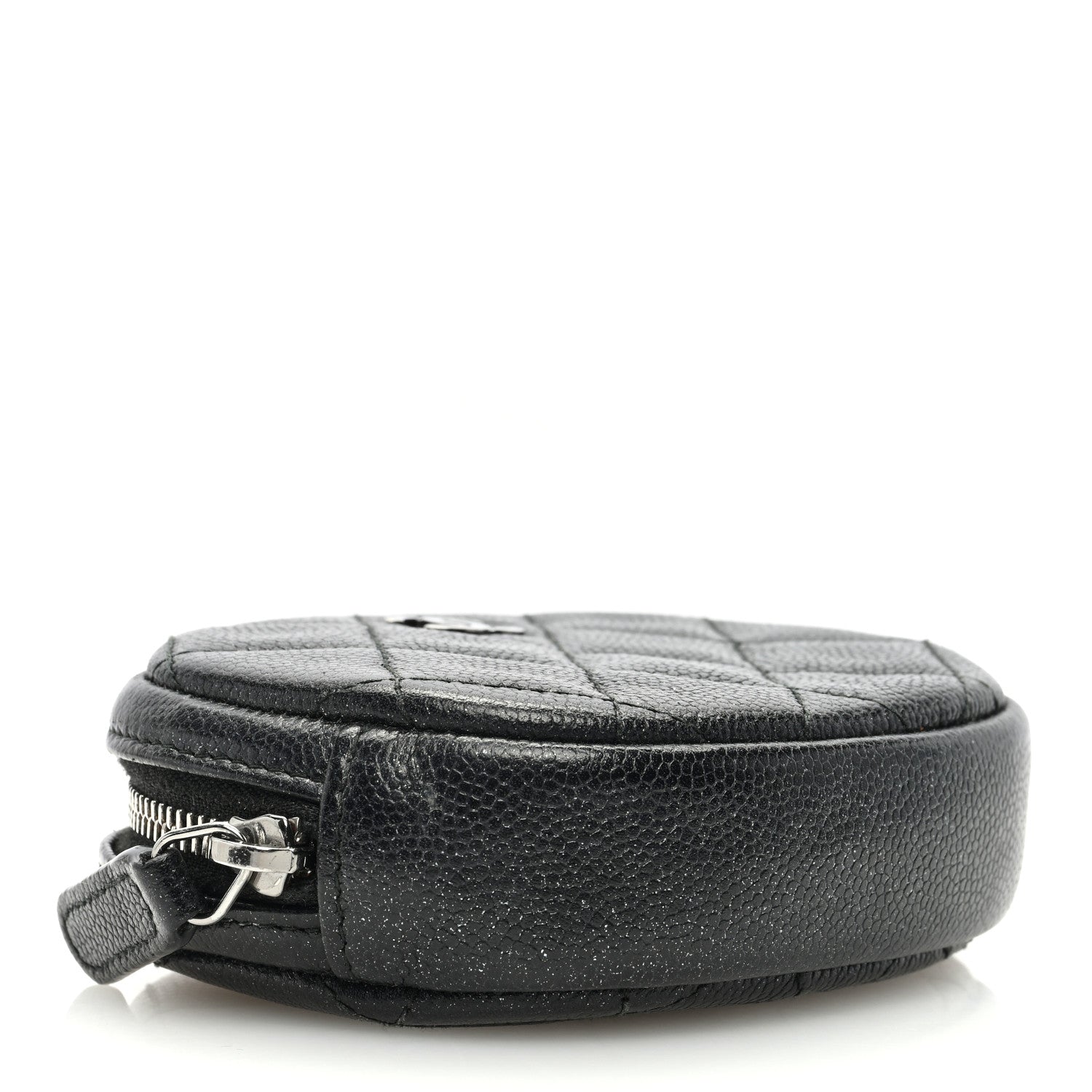 Chanel Caviar Quilted Zip Around Classic Coin Purse Black 4 of 8