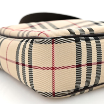 Burberry Vintage Check Small Messenger Dark Brown 8 of 10