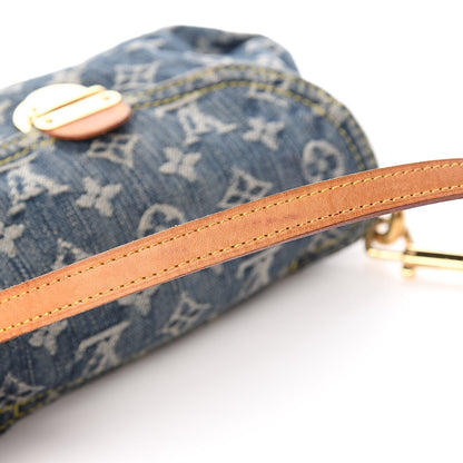 Louis Vuitton Monogram Denim Mini Pleaty Blue 11 of 12