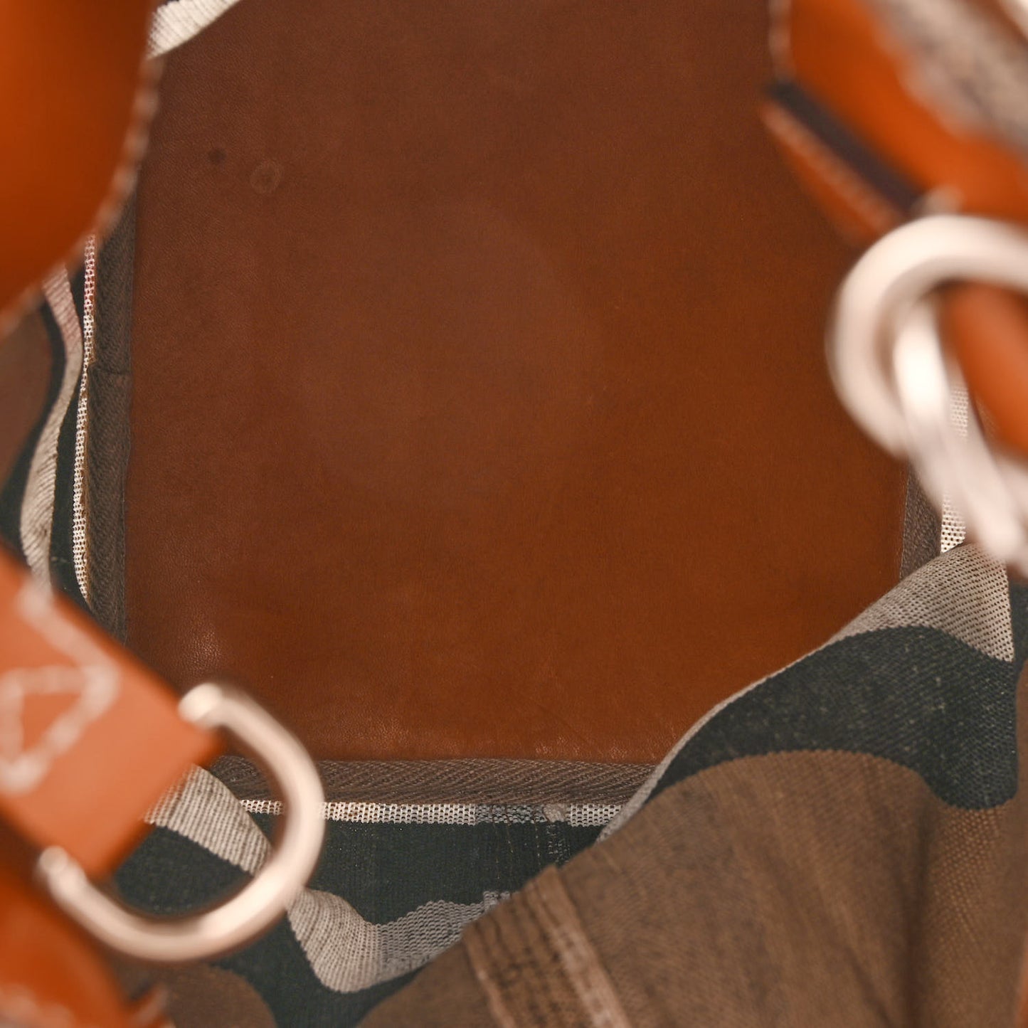 Canvas Mega Check Medium Ashby Hobo Saddle Brown